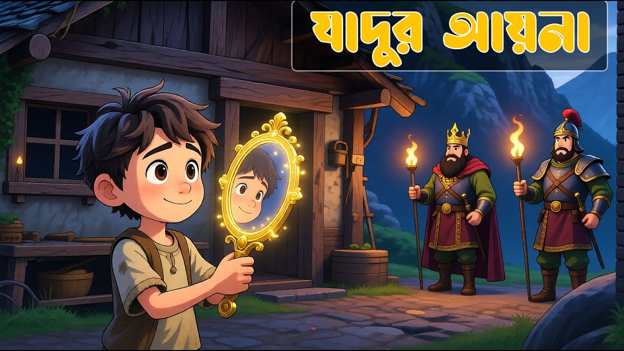 জাদুর আয়না আর গরিব ছেলে | Bengali Moral Story | Thakumar jhuri | Cartoon Animation