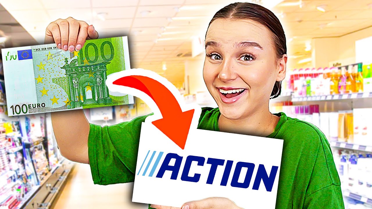 100€ bei ACTION ausgeben ! 🛍️😳 (Challenge) - Celina
