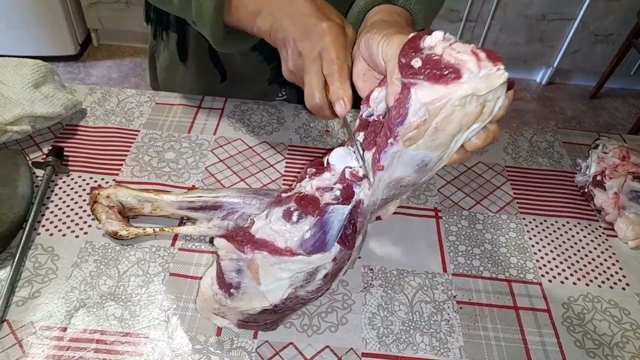 80 ЖАСАР АПАМЫЗ ЕТ БҰЗУДЫҢ ҚЫР - СЫРЫН КӨРСЕТТІ.Ешкі етің жіліктеу және мүшелеу.