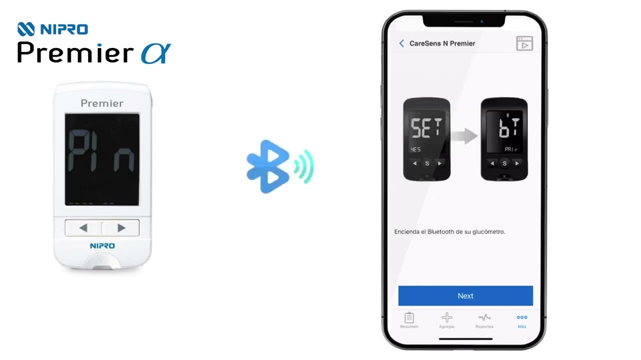 App SmartLog - Premier Aplha Glucometro Bluetooth