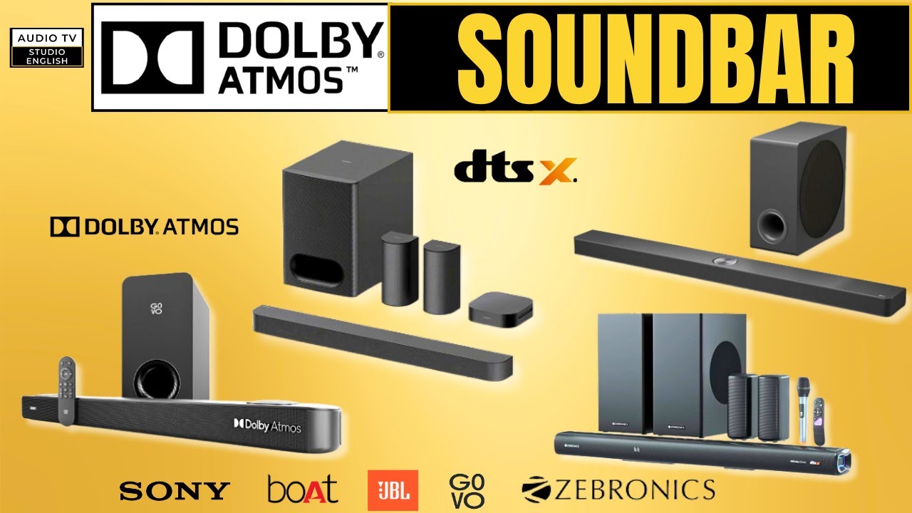 Top 5 Best Dolby Atmos Soundbars 2026 | Sony vs JBL vs Samsung | Best Soundbar in India
