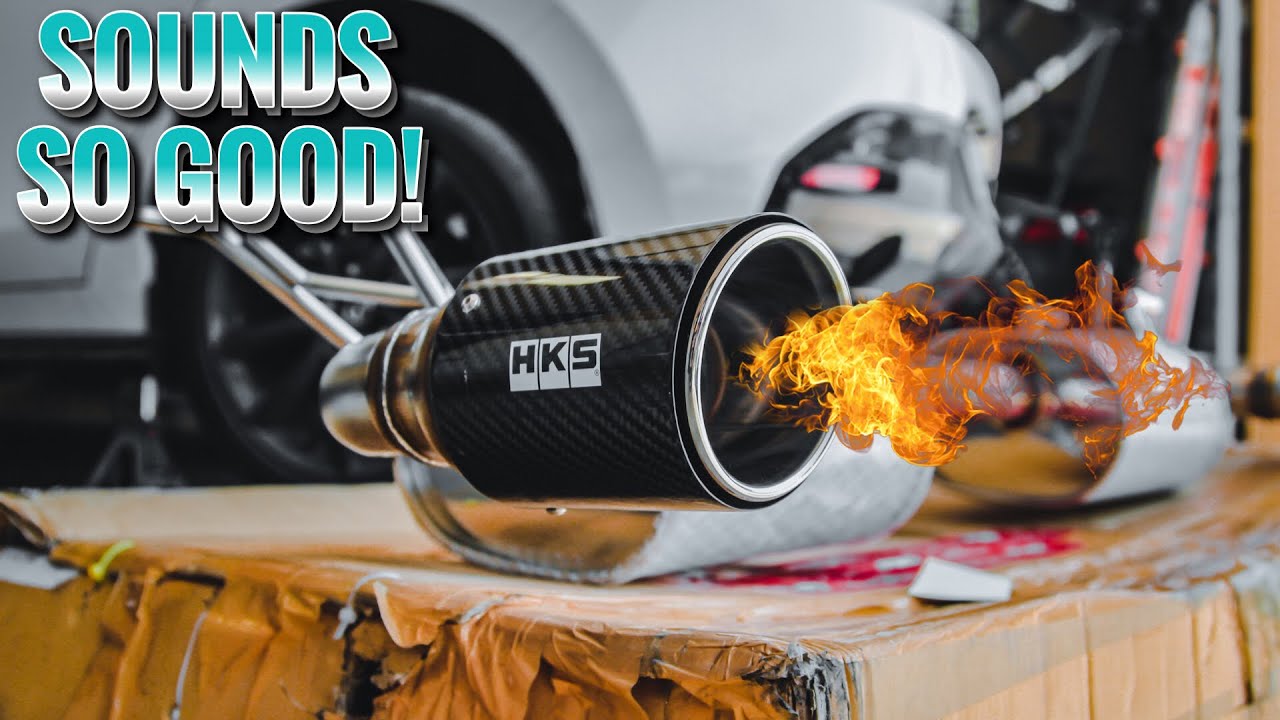 Выхлоп Mazda 3 BP HKS!