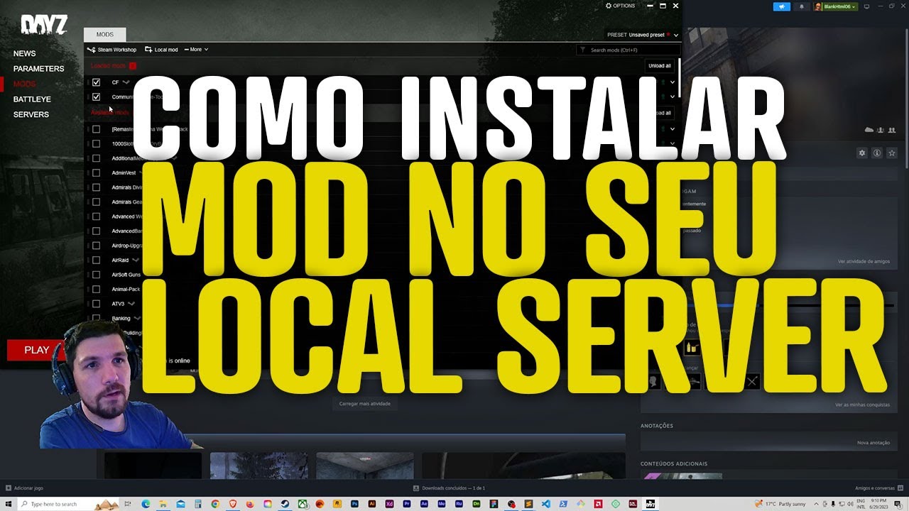 Como Instalar Mod no DayZ no seu servidor Local [Esse foi Mod de ADM]- Tips & Tricks