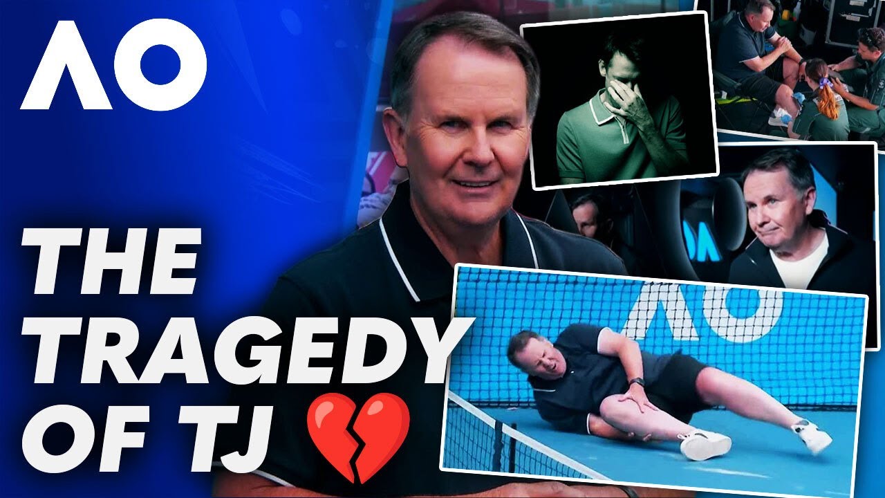 Tennis world unites after shocking fall | 2026 Australian Open | Wide World of Sports
