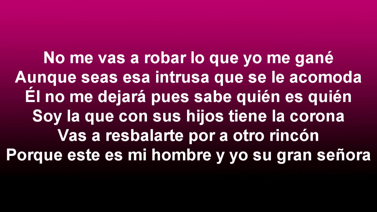 Jenni Rivera - La Gran Se&ntilde;ora (LETRA)