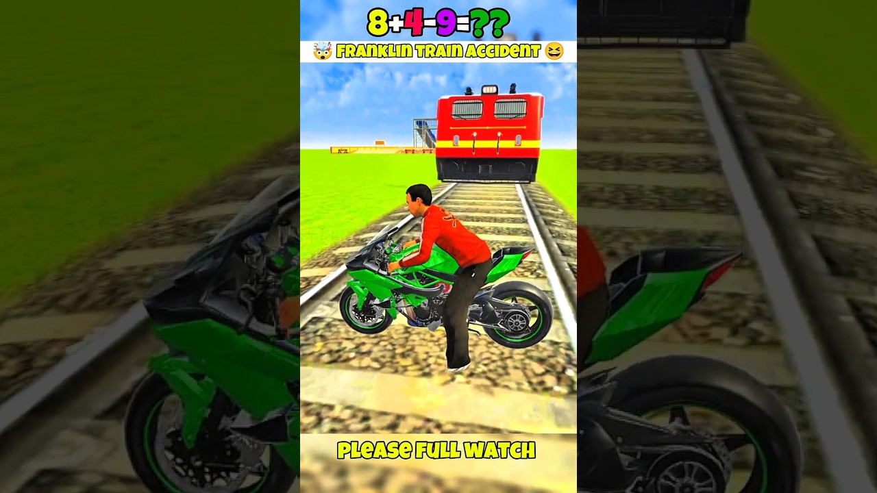 Thanos train Accident 🤯 | indian Theft auto #shorts #viral #gta #gaming #gta6 #gta5