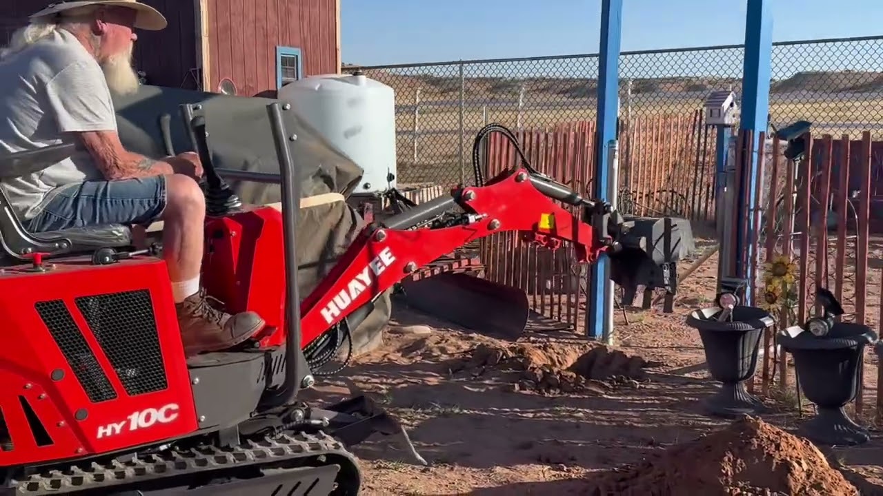 Moores Meadow Off Grid Adventures Using Huayee Excavator