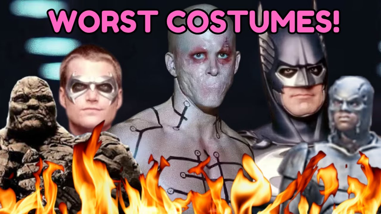 THE WORST SUPER HERO FILM COSTUMES EVER!