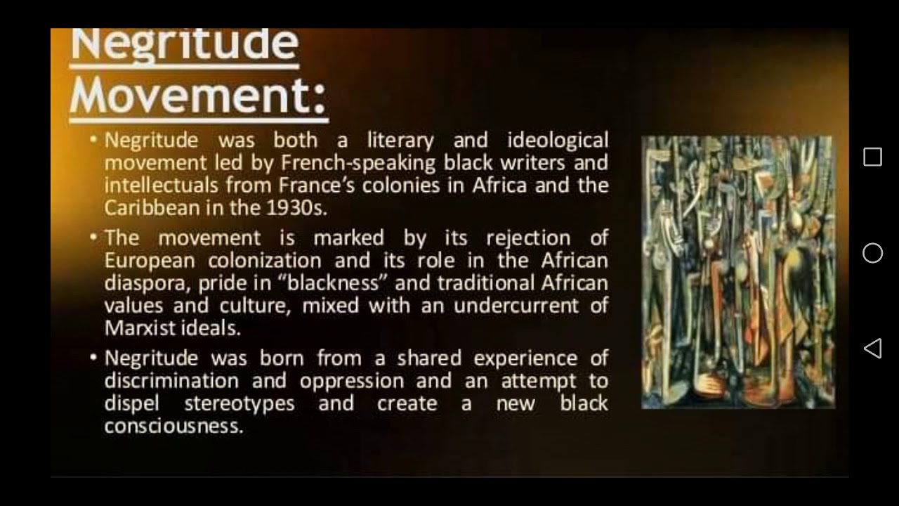 Negritude Movement