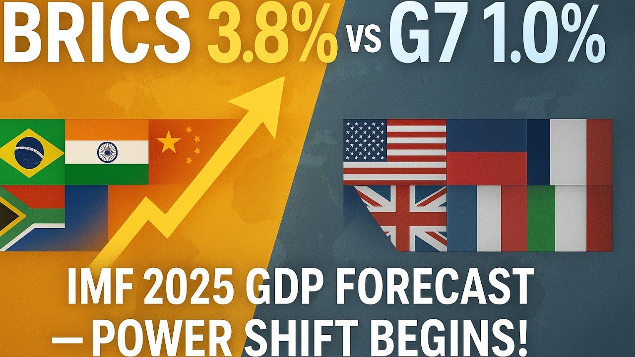 БРИКС против G7: битва за рост ВВП в 2025 году | Прогноз МВФ демонстрирует значительные изменения...