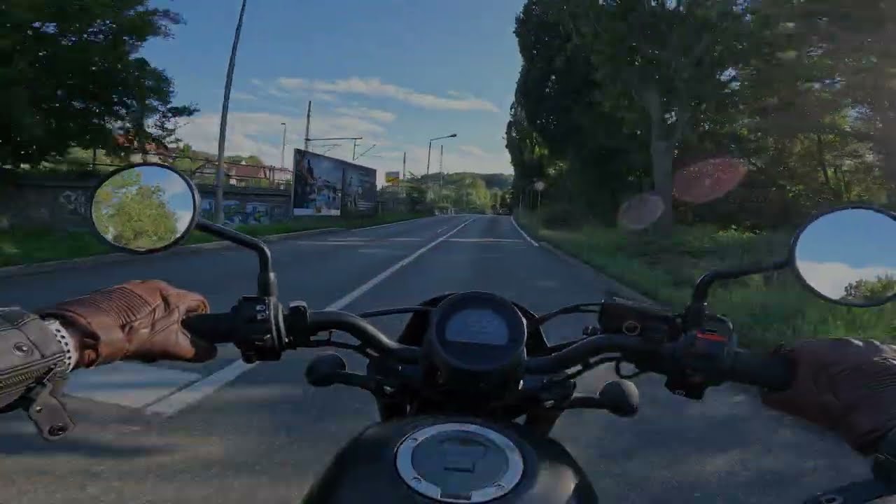Honda CMX500 Rebel ride along