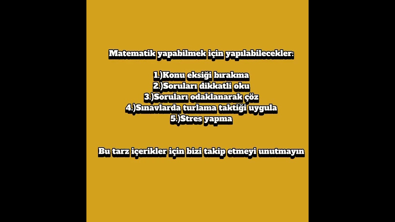 Matamatik yapabilmek i&ccedil;in yapılabilecekler #2012tayfa #8sınıf #lgs2026 #başarı #yazkampı #takip #lgs