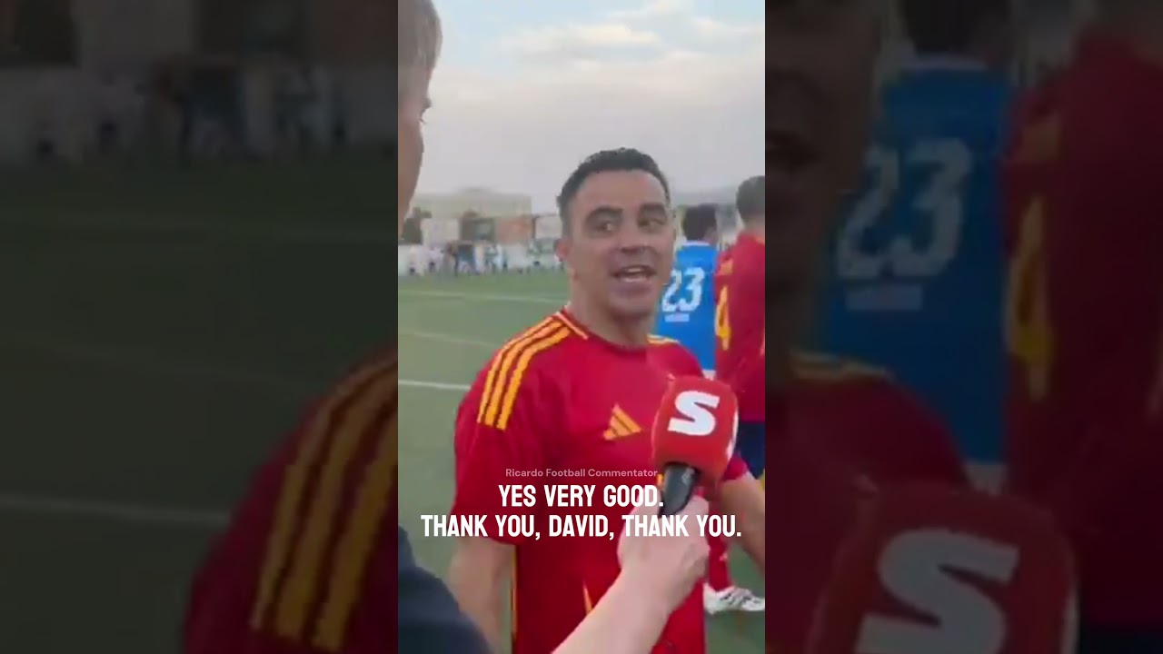 Xavi when asked if he had any message for Laporta #xavi #laporta #barcelona