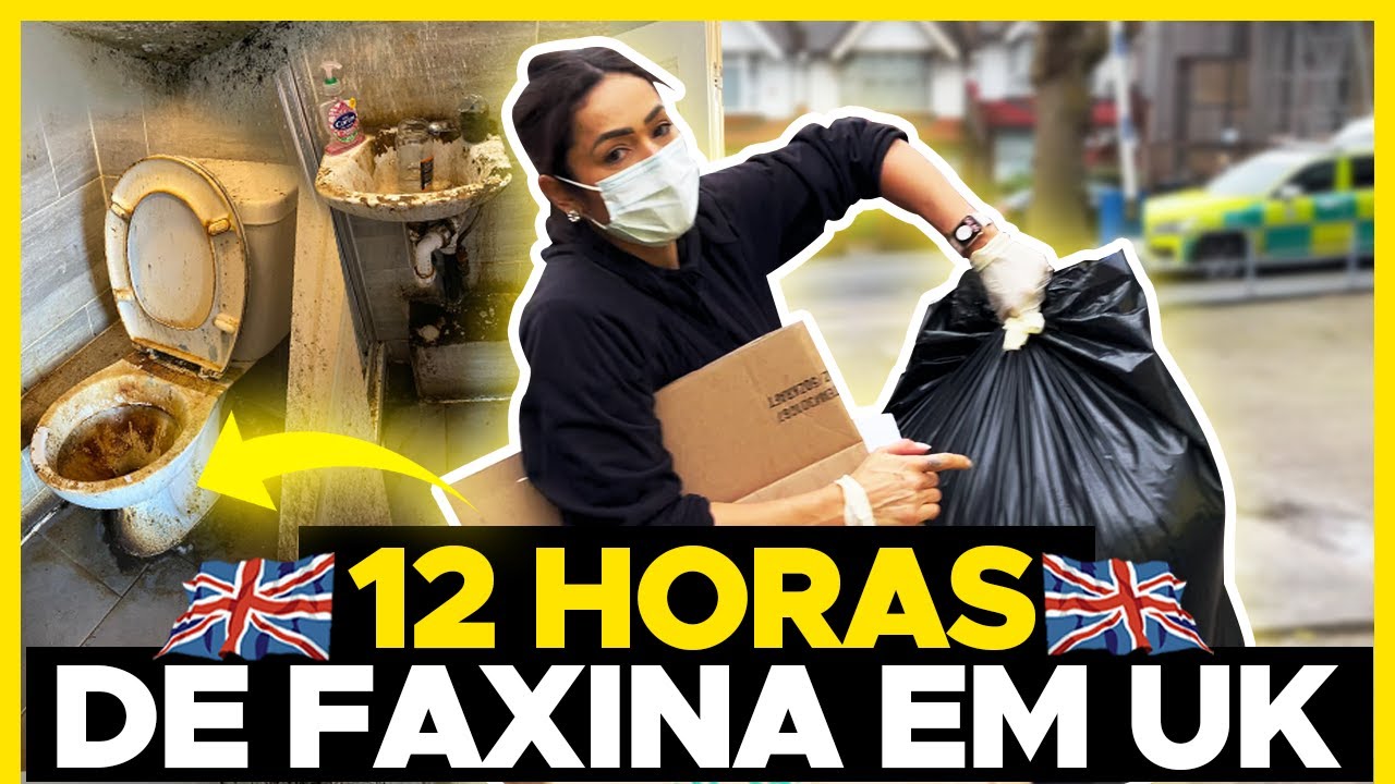 ATÉ R$4440 POR SEMANA PRA FAZER LIMPEZA EM LONDRES | COMO É TRABALHAR COM FAXINA NA INGLATERRA?