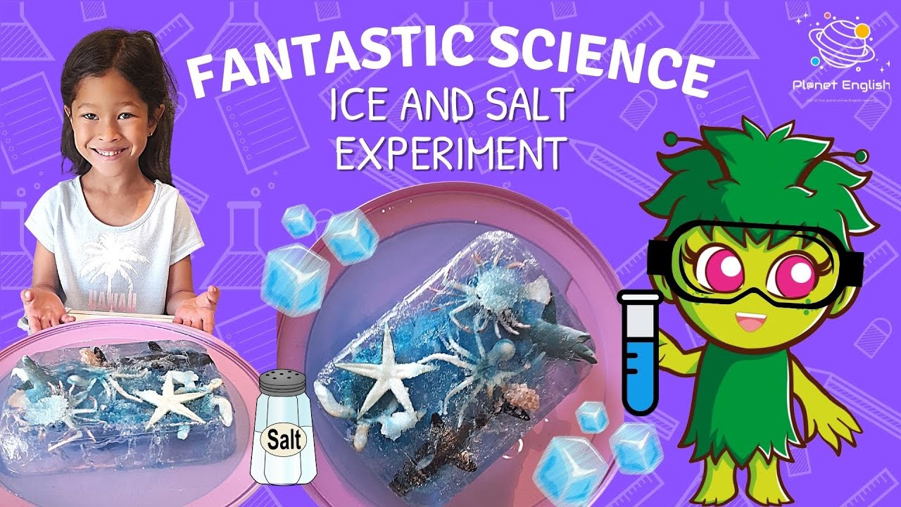 Ice and Salt Experiment | Kids Science