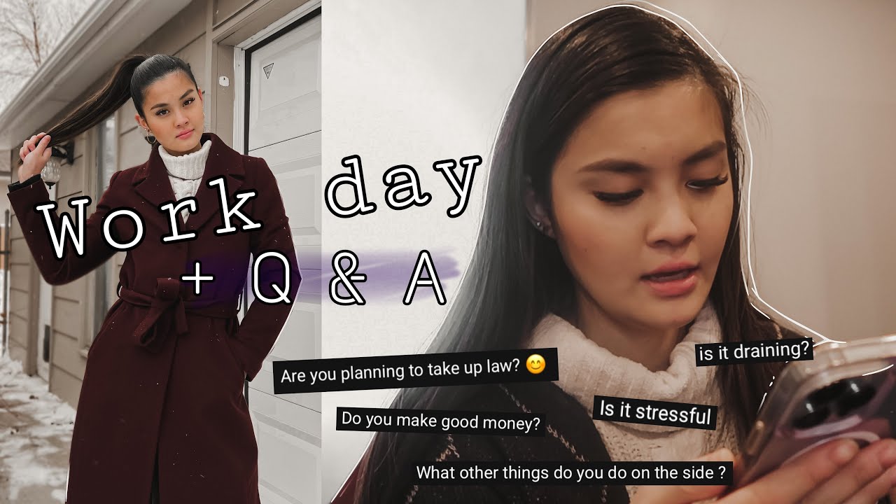 WORK DAY in my life & answering more questions about being a legal assistant!