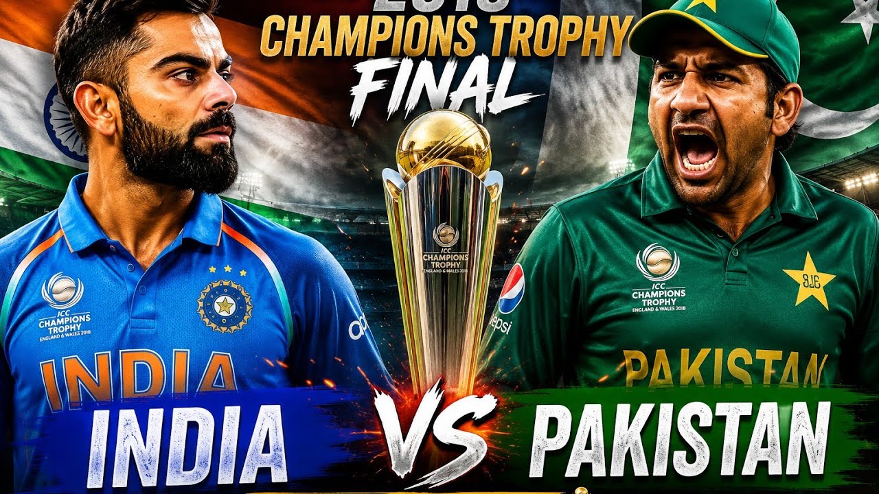 2018 champions trophy final match india vs pakistan 💌☠️😱