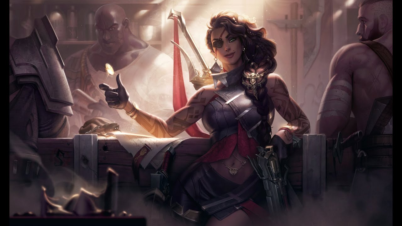 Samira with her Devi- i mean Inferno Trigger.