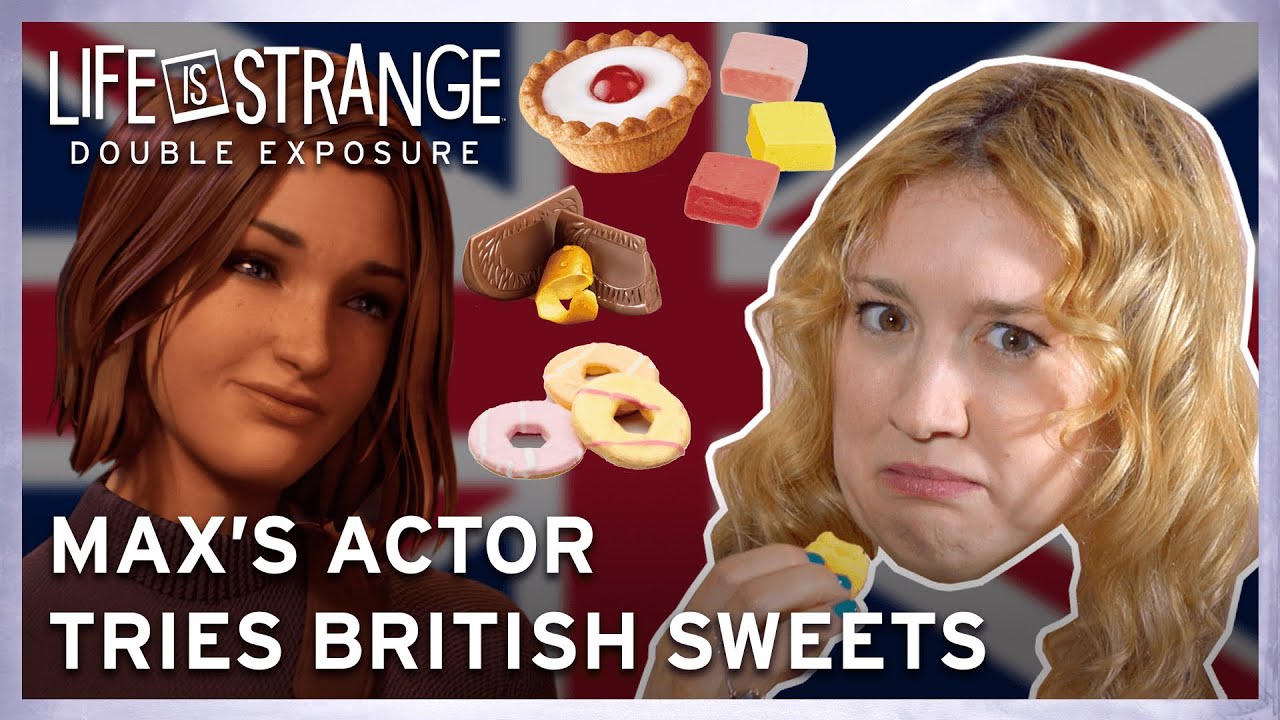 Max Caulfield's Actor Tries British Sweets & Snacks! - Life is Strange