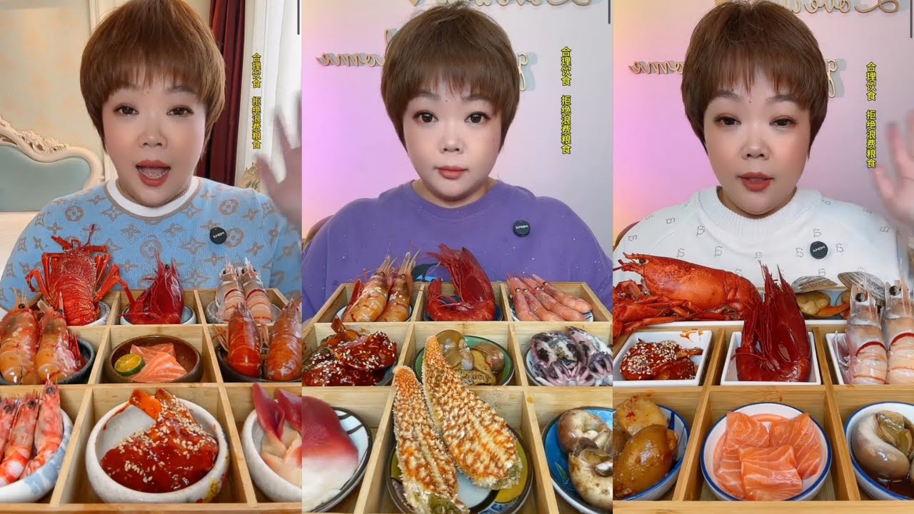 Eat shrimp 🦐🦐🦐 oysters Seafood  shrimp🦞 eggs shrimp 🦐#lopster #seafood #chinesefood,