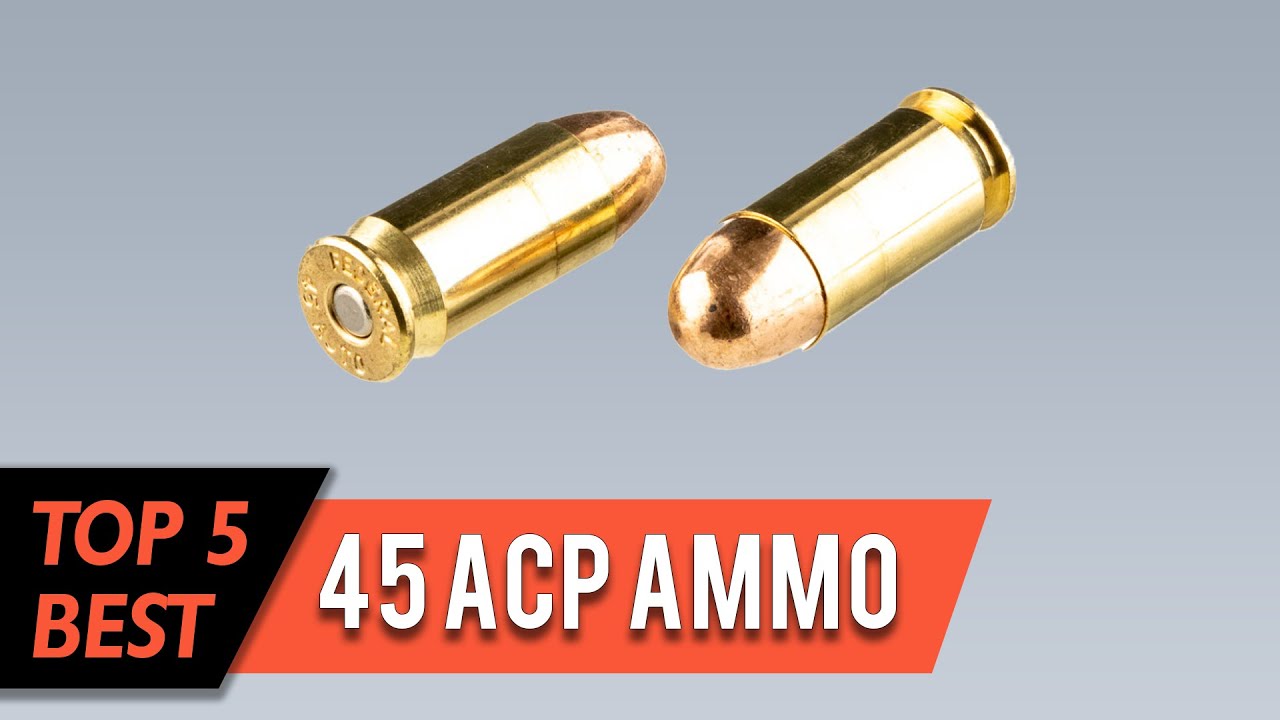 Топ-5 лучших патронов калибра .45 ACP в 2023 году.