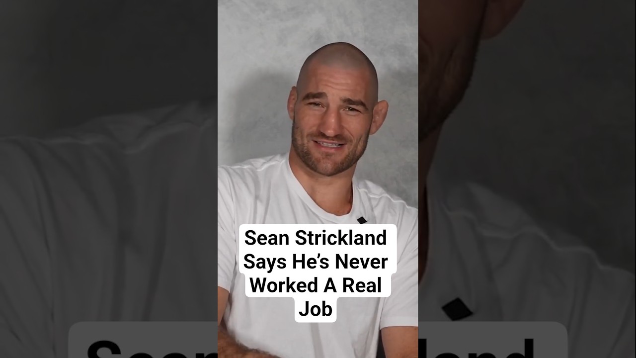 Sean Strickland Says He&rsquo;s Never Worked A Real Job #seanstrickland #ufc #mma #ufcwhitehouse #fight