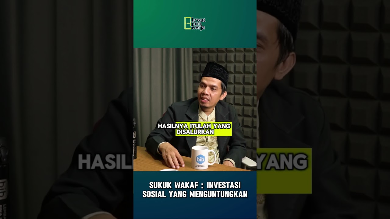 SUKUK WAKAF : INVESTASI SOSIAL YANG MENGUNTUNGKAN