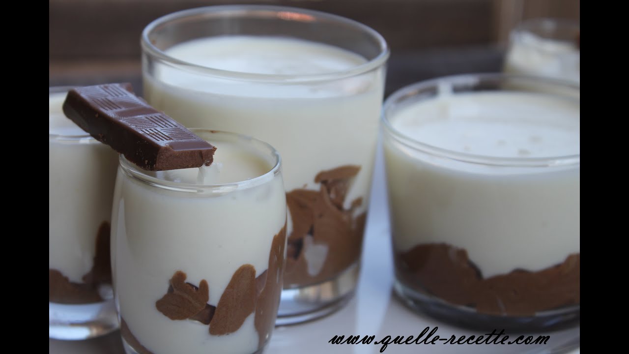 Mousse Au Chocolat Blanc Et Noir Par QUELLE-RECETTE Episode 86