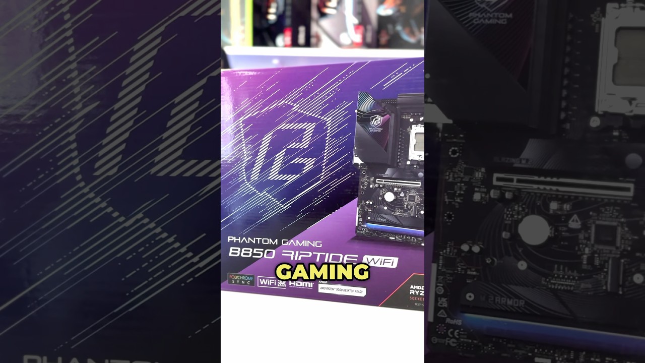 Check out the #ASRock B850 Phantom Gaming Riptide WiFi 🔥 An affordable next-gen gaming motherboard
