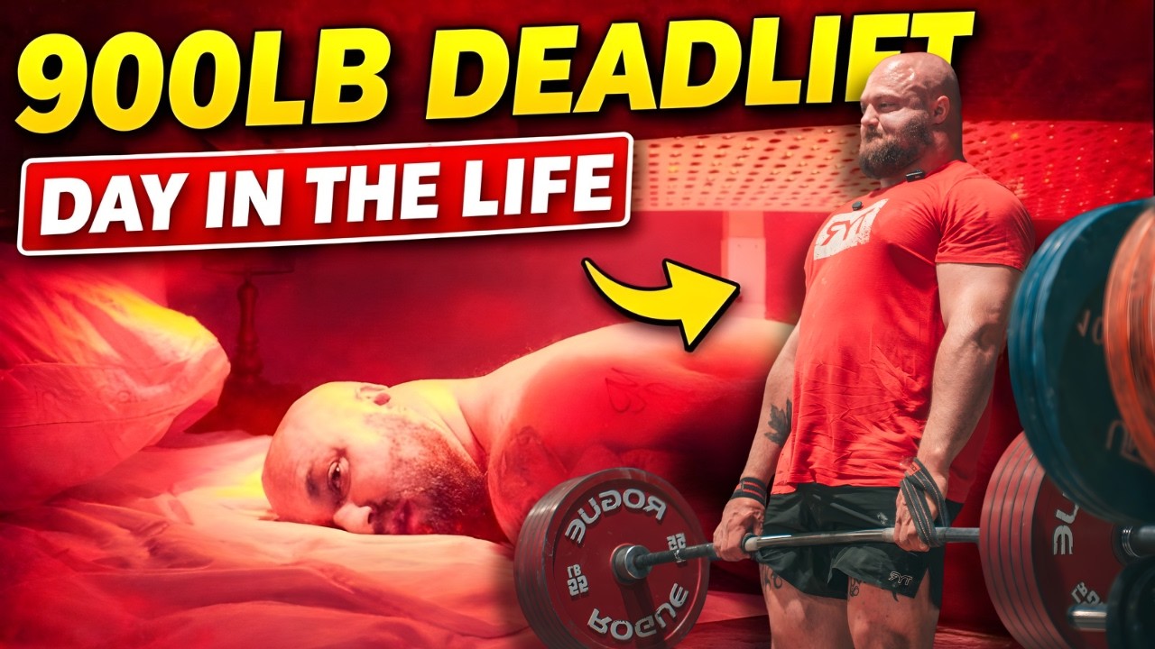 World’s Strongest Man’s 900lb Deadlift Day in the Life