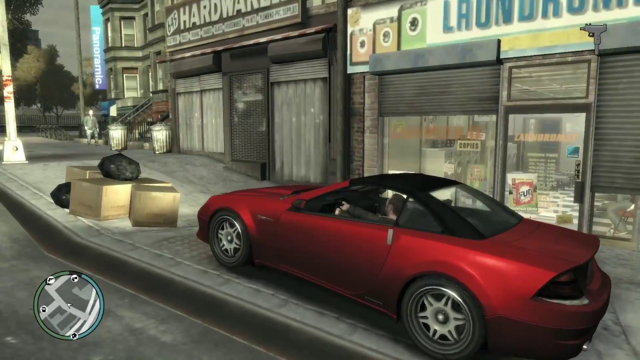 GTA IV Robbing a Laundromat and Internet Cafe