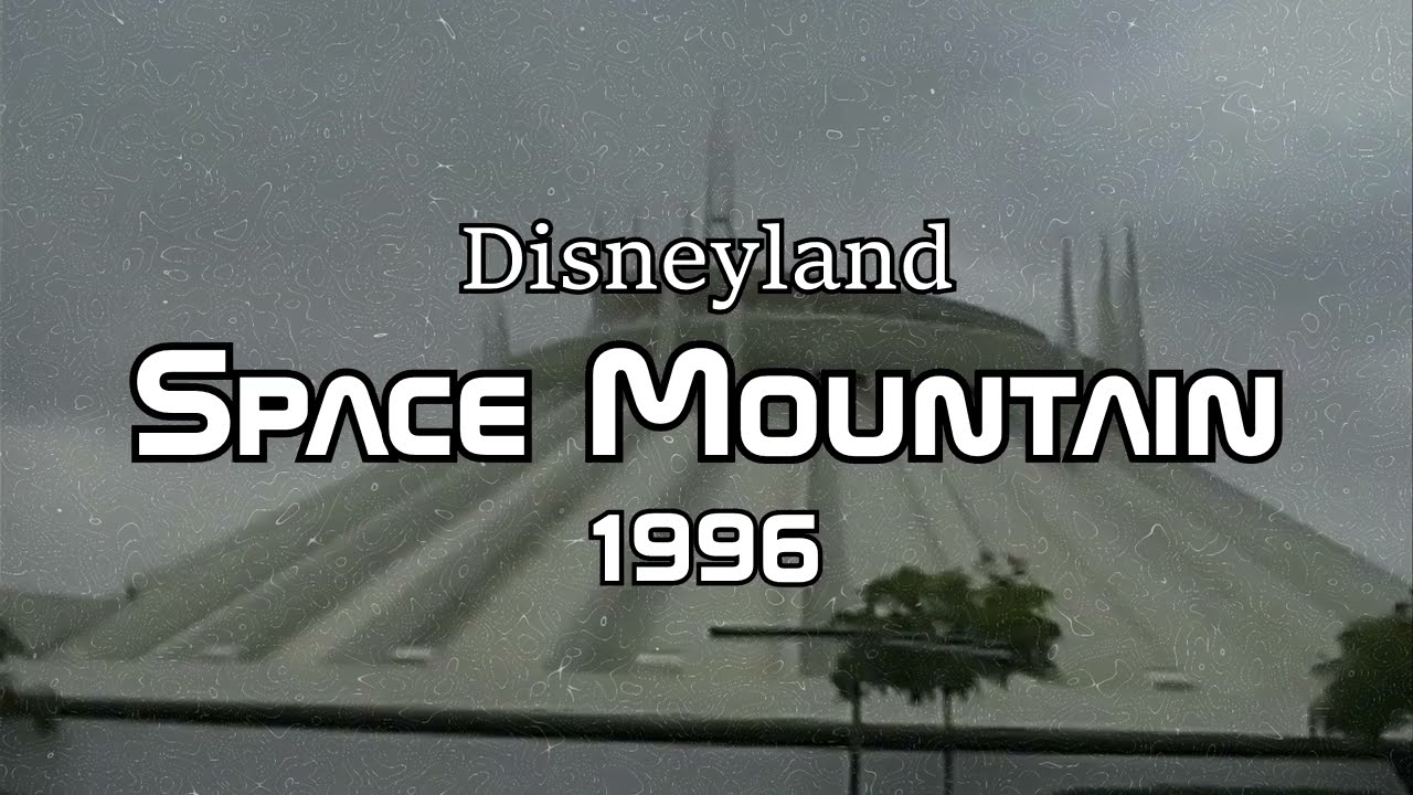 Disneyland Space Mountain 1996