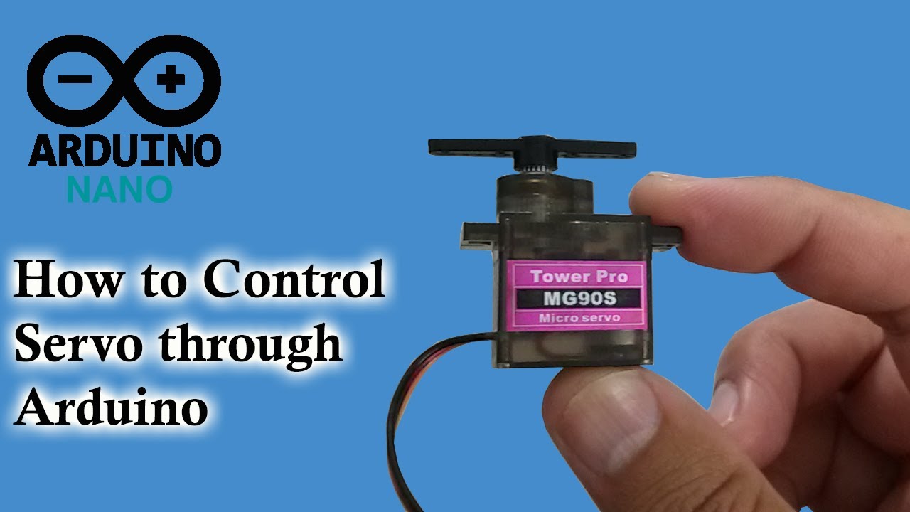 how to control servo motor through arduino nano | servo mg90s