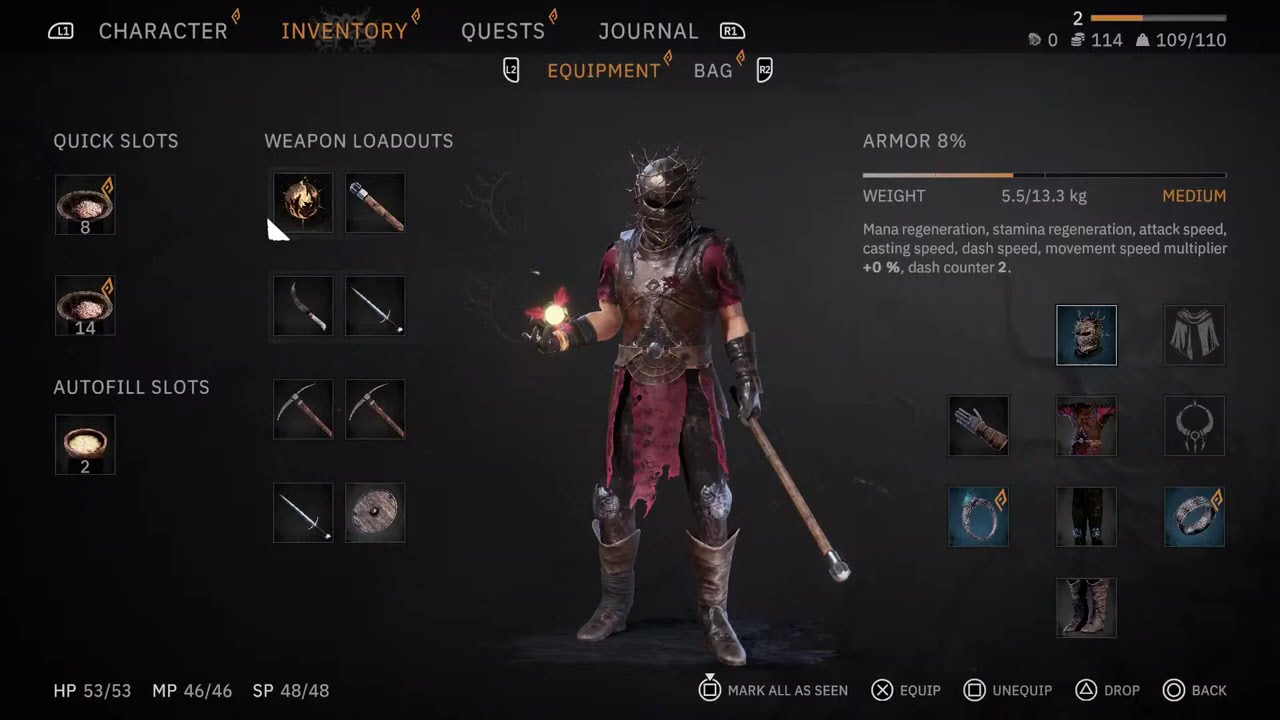 Tainted Grail, starting out on my adventure