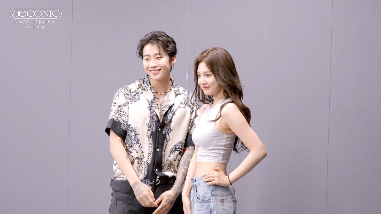근데 약간 웃길 것 같아서(?)🤭 | NINGNING X Jay Park Challenge Behind | æCONIC #03