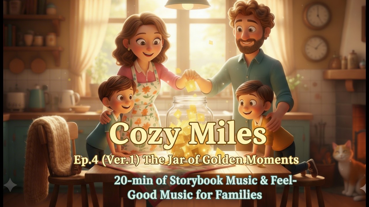 Ep.4 (Ver.1) The Jar of Golden Moments | 30-min of Storybook Music | Feel-Good Folk-Pop for Families