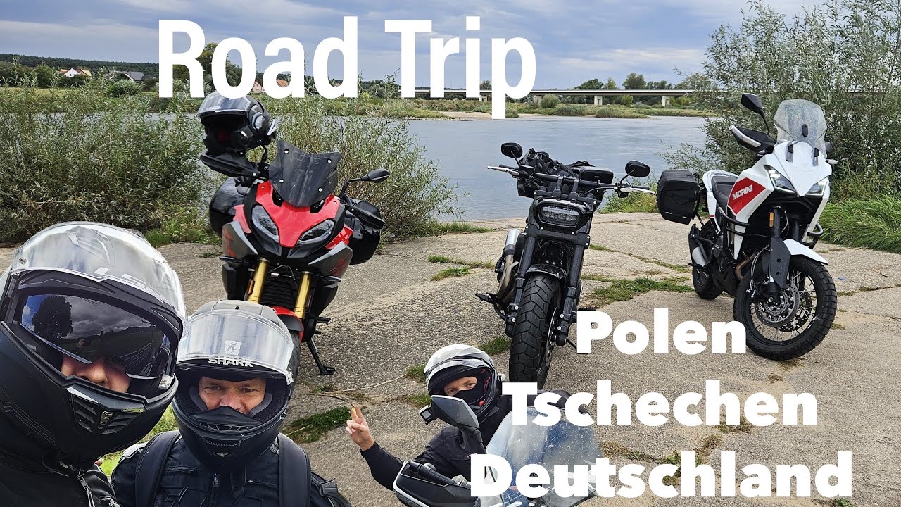 Spontaner Road Trip ins Gebirge - Moto Morini , Harley Davidson , BMW - German Version