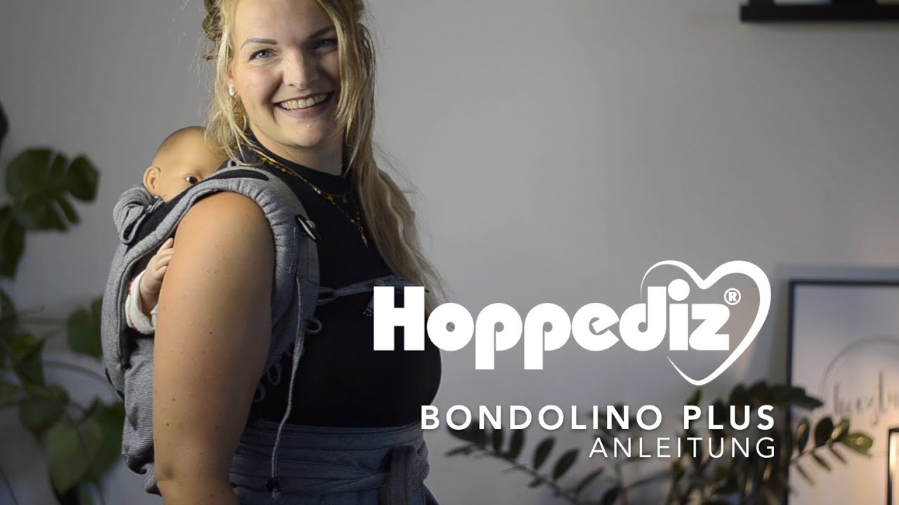Babytrage Bondolino Plus - Rückentrage | Hoppediz