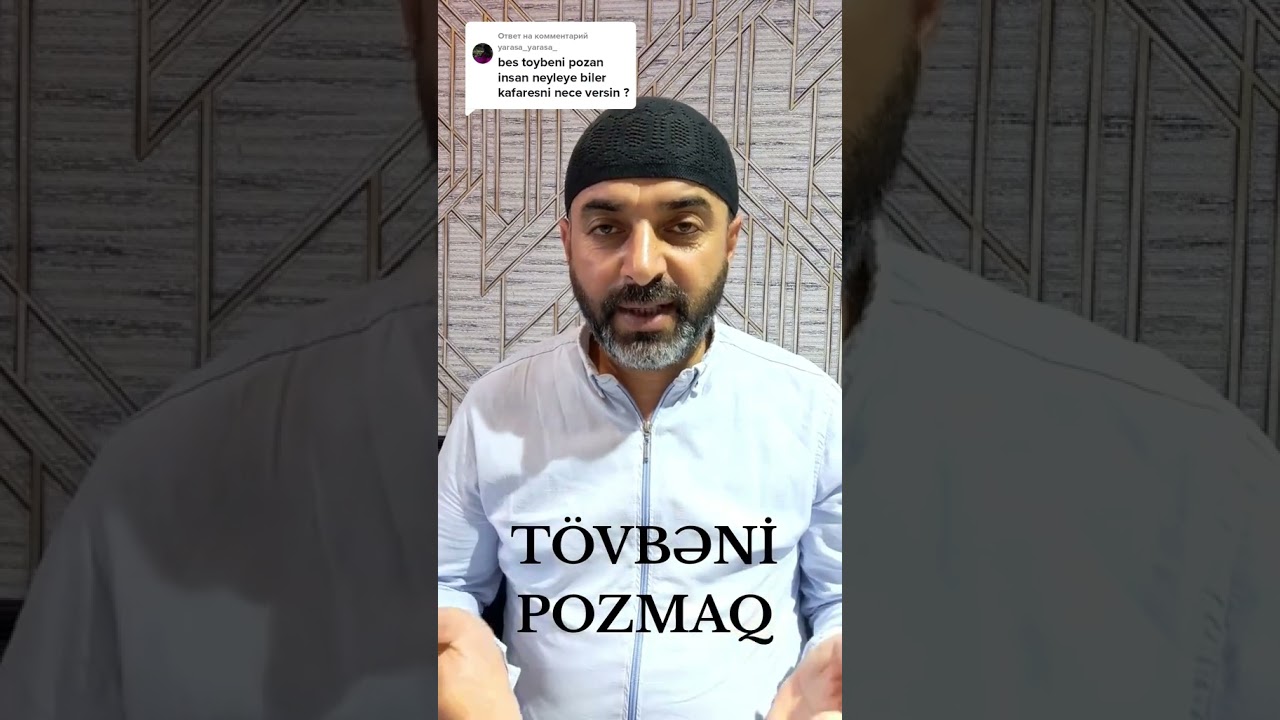Seyyid Bəhram/ T&ouml;vbəni pozan İnsan haqqında