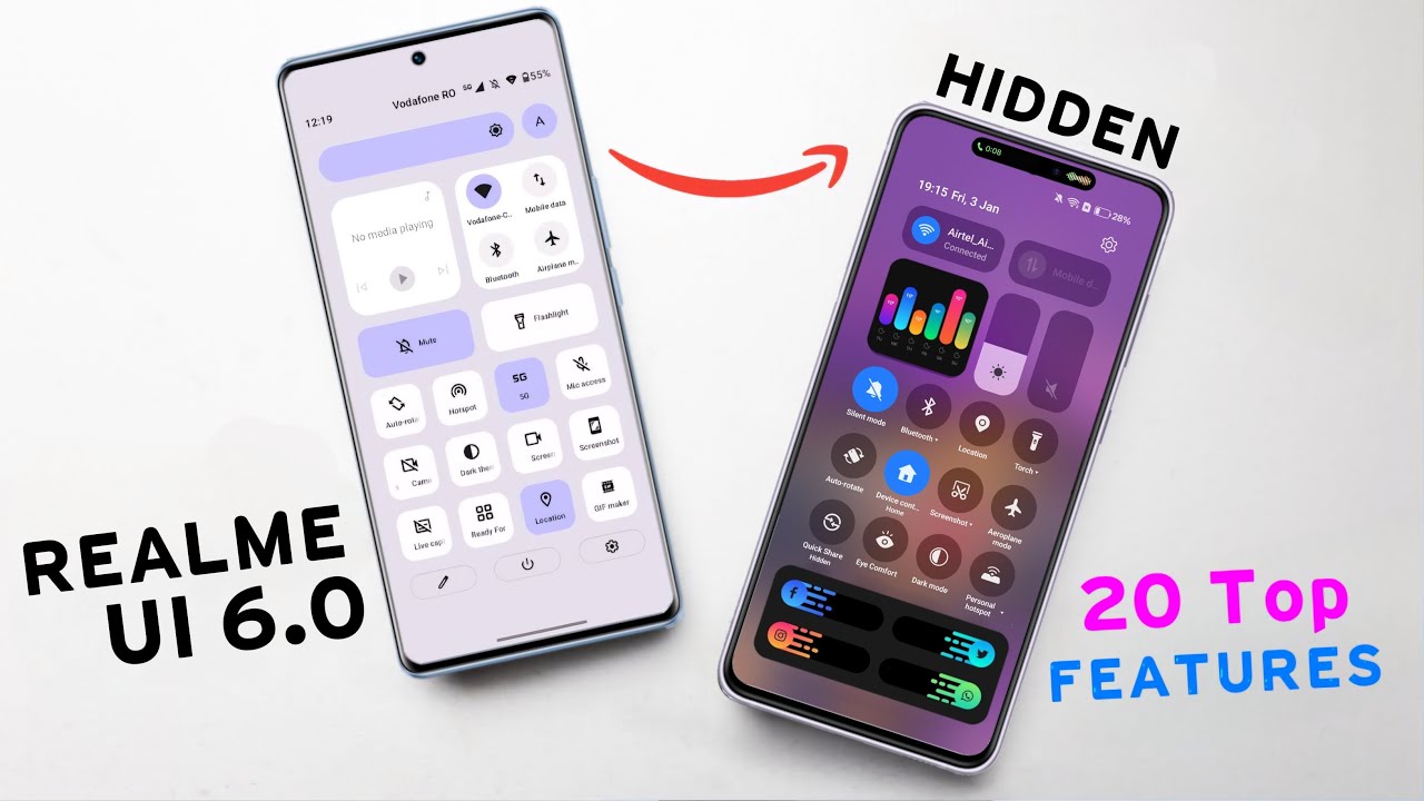 Realme Ui 6.0 Official Update : Top 20 Hidden Features | Android 15 for GT 6/6T,P1 Pro,11/12/13 Pro