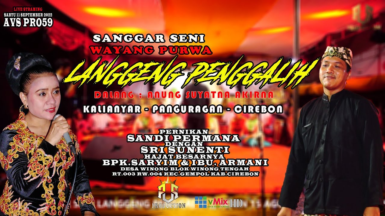 WAYANG KULIT LANGGENG PENGGALIH  || MINGGU 11 SEPTEMBER 2022 || WINONG  -  GEMPOL  - CIREBON