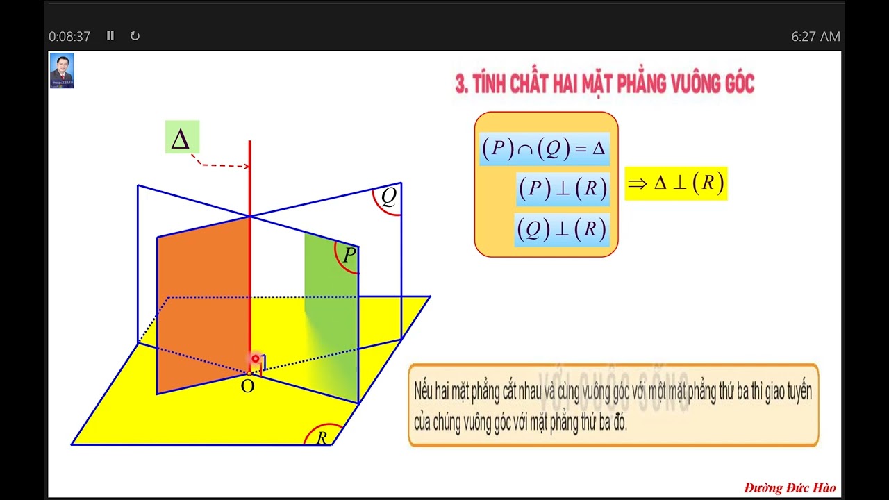 BÀI 25 HAI MẶT PHẲNG VUÔNG GÓC VD10