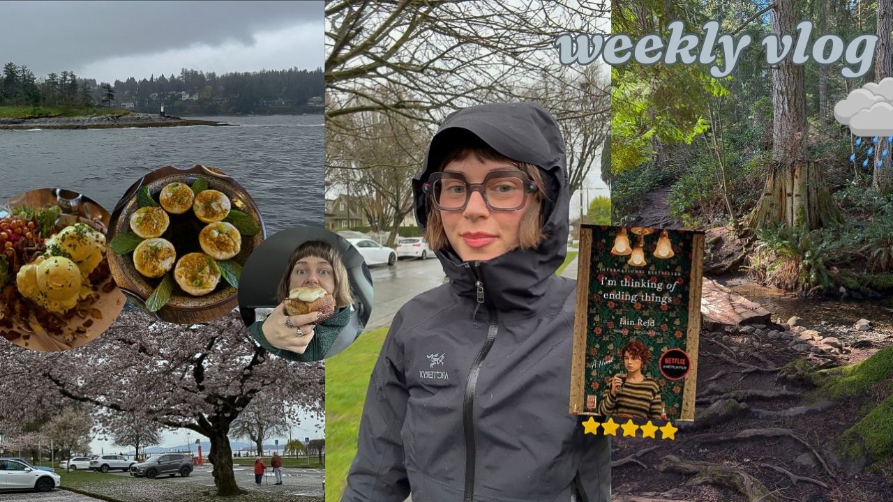 weekend getaway in the pnw, seawall bike ride, & finding a book I'm obsessed with 🌧️🚲📖
