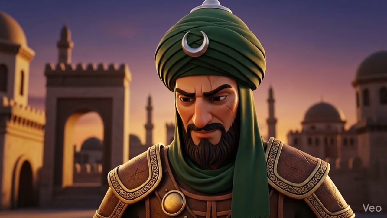 الفارس الذي لا يُهزم.. قصة خالد بن الوليد للأطفال بأسلوب كرتوني مشوق. #RawyTech #قصص_اطفال 