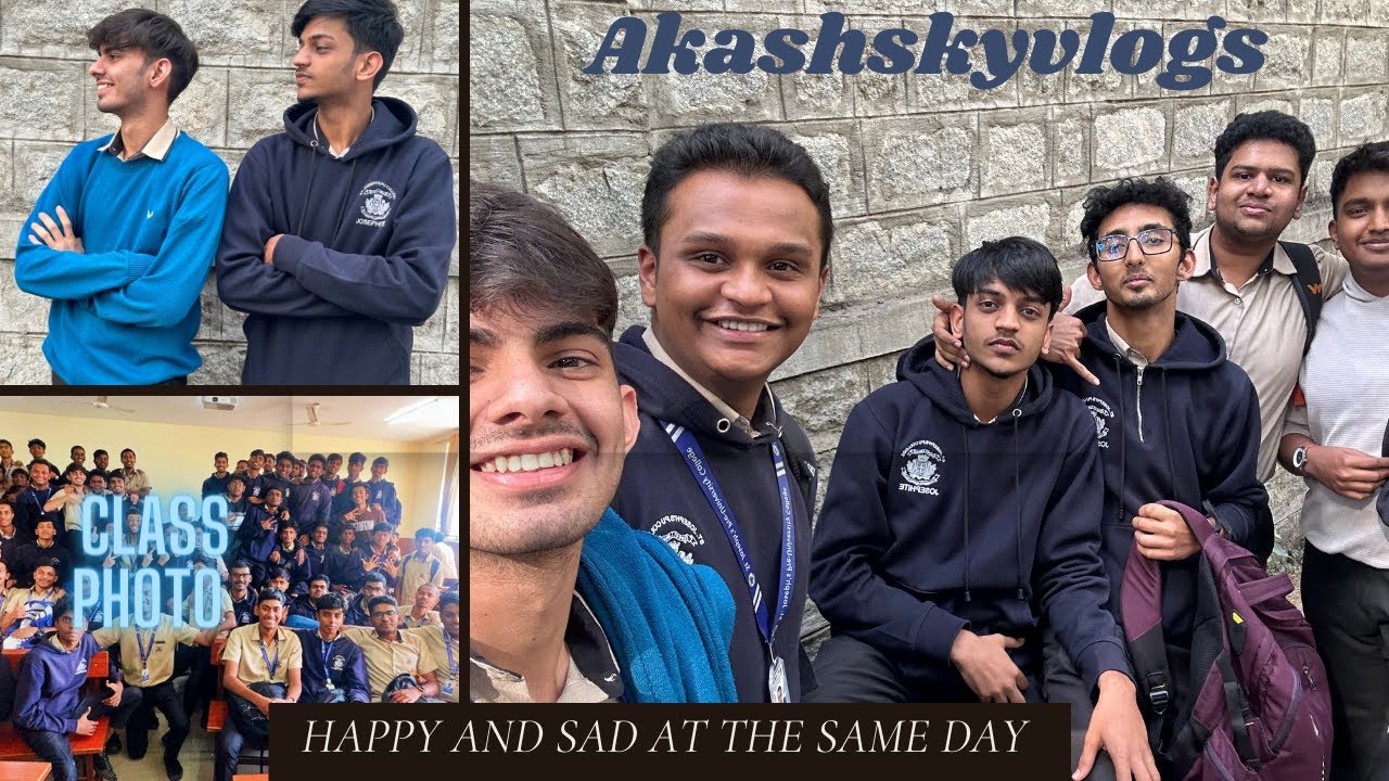 Last day of college in bangalore 😛| Bohot ￼ maze kiya ☠️ #akashskyvlogs