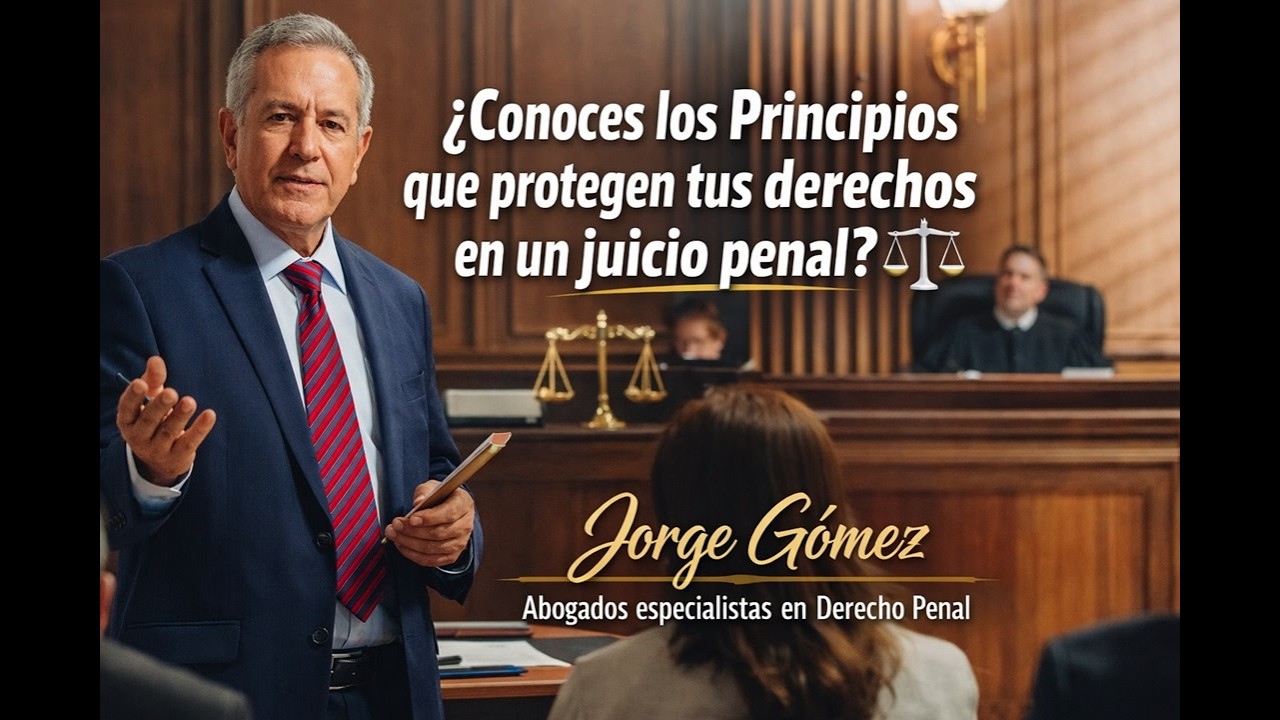 🚔 ¿Conoces los principios que protegen tus derechos en un juicio penal? ⚖️ #derechopenal