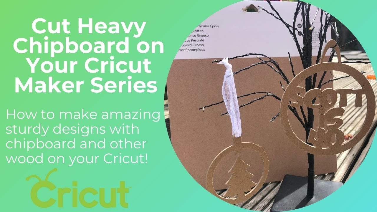 Cut Heavy Chipboard and Wood with Your Cricut and the Knife Blade