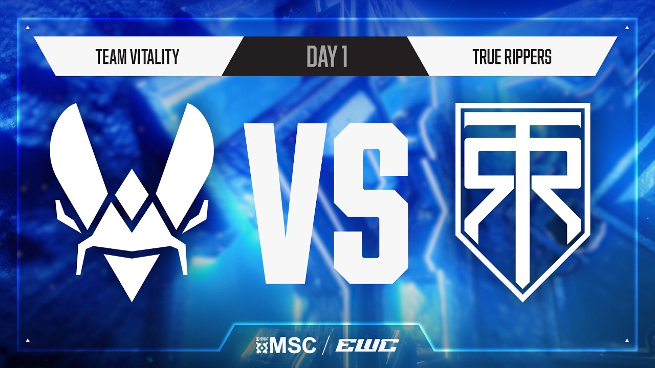 Team Vitality vs True Rippers | Day 1 | Group Stage | MSC at EWC 26