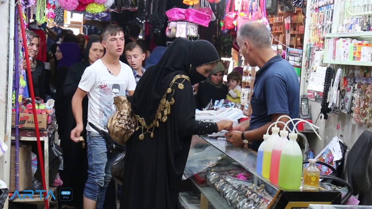 حركة استقبال عيد الأضحى في أسواق رأس العين (سرى كانية) 10/09/2016