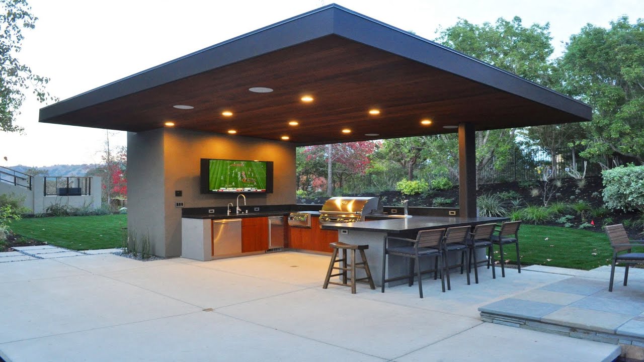 TOP! 100+ PERGOLA DESIGN WITH BAR AND GRILL IDEAS | TIPS FOR DECORATING STYLISH PERGOLA LIVING SPACE
